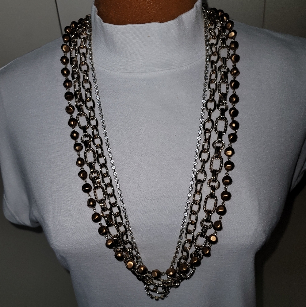 Multi strand necklace